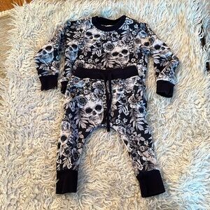 Bums and roses 12-18 month jogger set